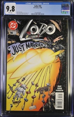 Lobo #56 CGC 9.8 White Pages 1st Crush DC Comics Just Married 1998