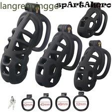 Male Chastity Cage tube Lock Device Ring Male with 4 Size Products Cage Chastete