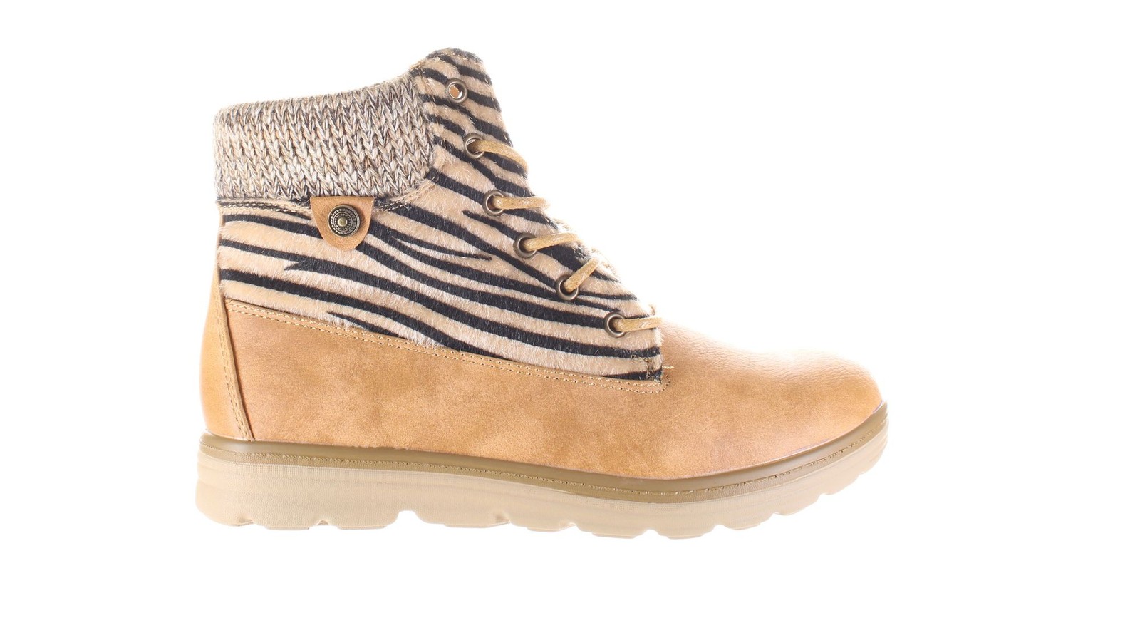 Global Win Womens Tan Ankle Boots Size 8 (6972287)