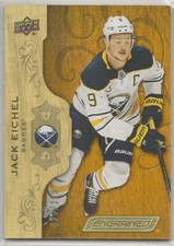 2018-19 UD Engrained Jack Eichel #14 Sabres SN# /299