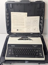 Vintage Royal Office Master Deluxe Electric Typewriter W/ Case - For Parts thumbnail