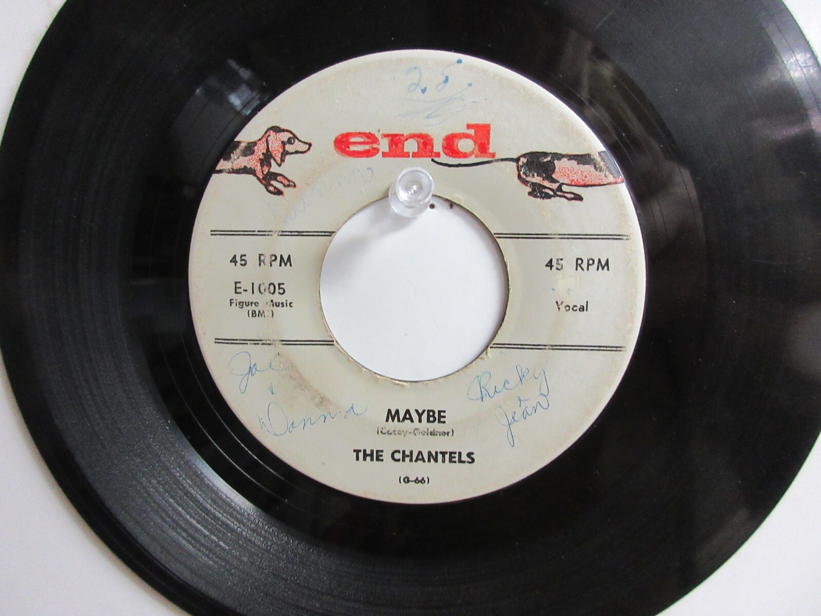 💥' THE CHANTELS ' HIT 45 + PICTURE [MAYBE] 1958 ! 💥 | eBay