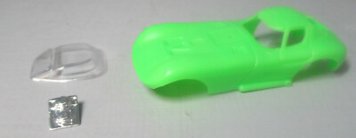 ''NEW'' DASH GREEN CHEETAH KIT HO T JET BODY (UNPAINTED DETAILS)