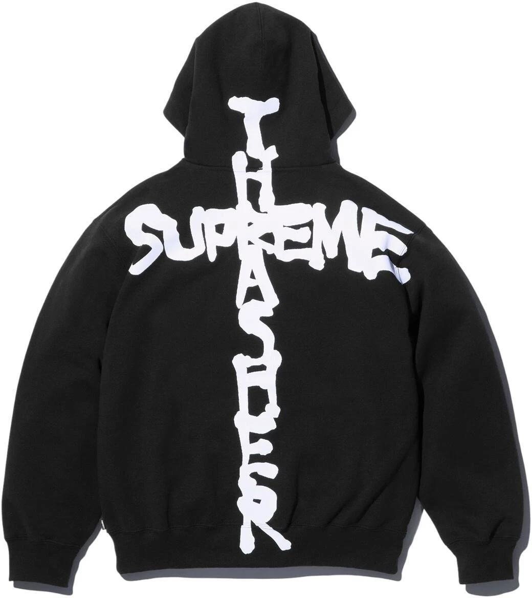 Sweat à capuche zippé Supreme x Thrasher noir taille   XL