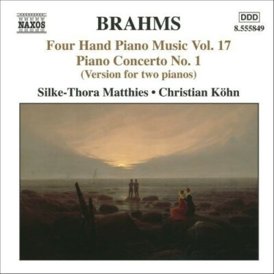 4 Hands Piano Music 17 by Brahms / Matthies / Kohn (CD, 2006)
