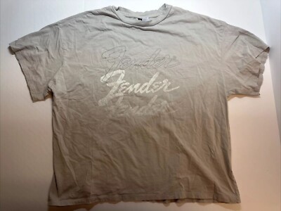 H&M Fender Oversized Ribbed Neck T-Shirt