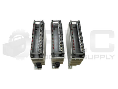 LOT OF 3 SCHNEIDER AUTOMATION DEP216/AS-BDEP-216 DISCRETE INPUT MODULE
