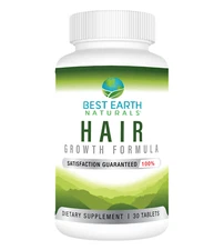 Hair Growth Formula - Advanced Hair Support Supplement - Best Earth Naturals