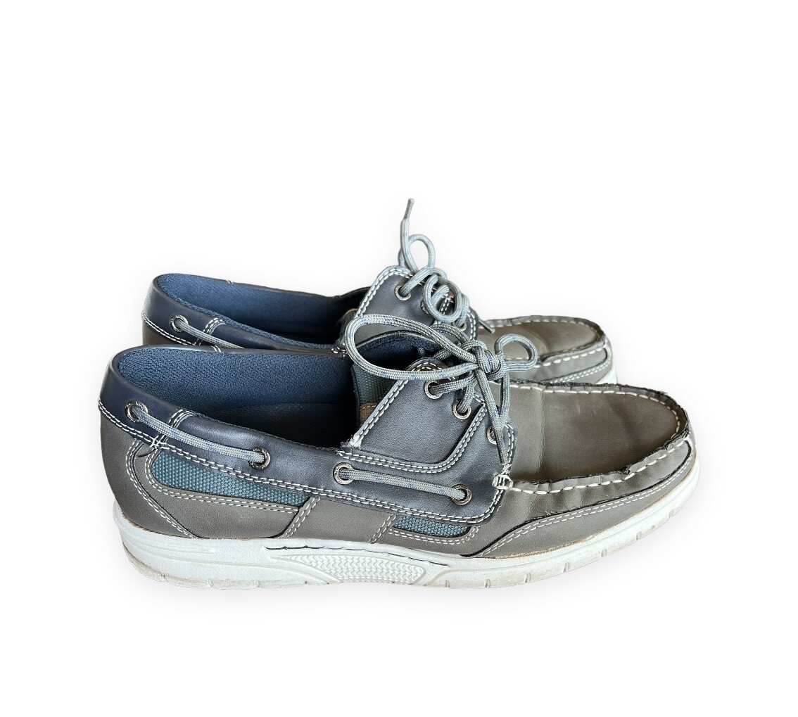 Mens Thom McAn Ultra Flex Two Tone Casual Boat Shoes … Gem