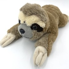 FAO Schwarz Baby Sloth Laying Super Soft Plush 2020