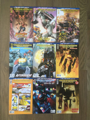 TRANSFORMERS GENERATIONS COMIC LOT 9 ISSUES IDW PUBLISHING | eBay