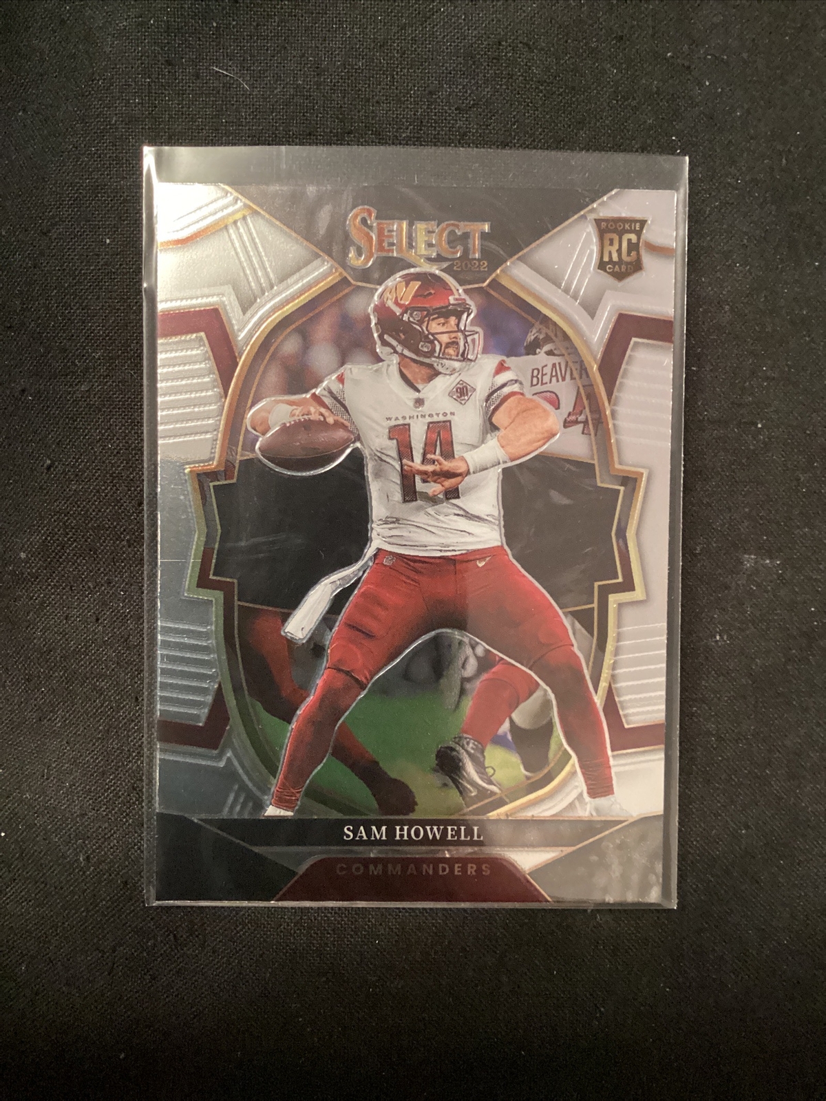 2022 Select Sam Howell Concourse Level Rookie Card #76 Commanders.          JT15