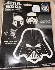 Star Wars Window Decal Set DARTH VADAR YODA BOBA FETT STORMTROOPER