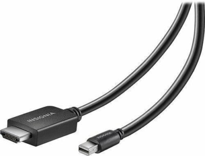 Lot of 3 Insignia 1.8 m (6 ft.) Mini DisplayPort to 4K HDMI Cable (NS-PD06512-C)