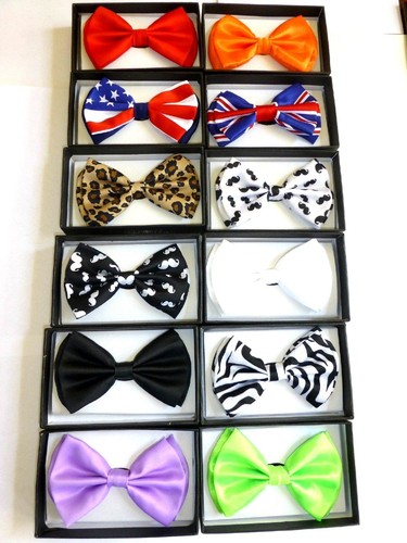 Men Fashion Pre-tied Bow Tie Wedding Party Prom Tuxedo Adjustable Bowtie Necktie - 第 2/42 張圖片