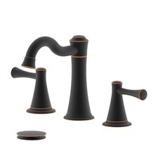 Oil Rubbed Bronze Widespread Bathroom Faucet overflow drain 8518-ORB-W