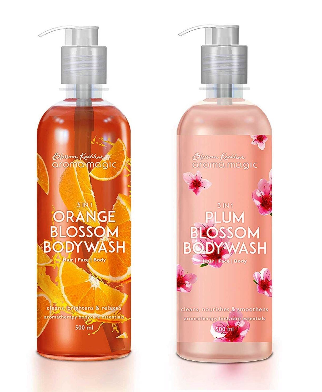 Aroma Magic Blossom Body Wash 3 in 1 Hair Face Body Oragnge Plum