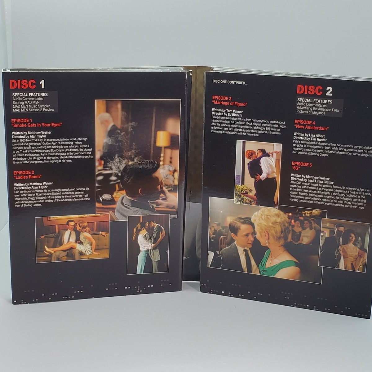 Mad Men Complete Seasons 1 - 3 DVD Widescreen Jon Hamm Very Good