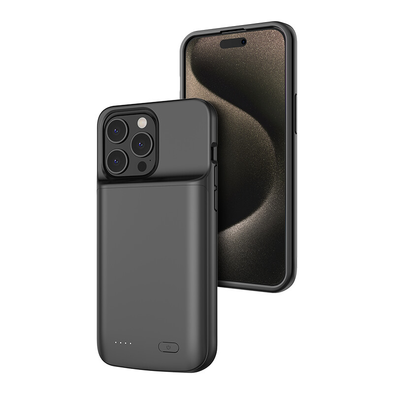 8000mAh Battery Charger Case Cover Power Bank for iPhone 15 16 Pro Max Plus US