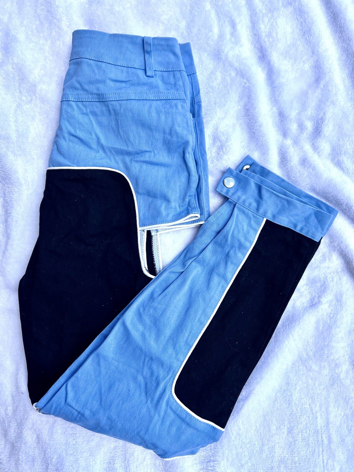 High Waisted Cargo Pants/baggy Patchwork /pants S… - image 2