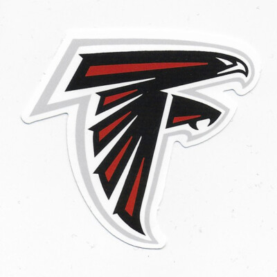 Atlanta Falcons Aufkleber / Sticker, NFL American Football, 7 x 6,5 cm, Neu