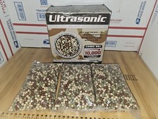 READ DESCRIPTION Ultrasonic 10,000 Camo BBs 6mm Airsoft .12G  MISSING ONE BAG 