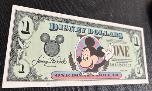 Disney Dollar Mint Mickey 1 1999 1 $ one dollars A Serie UNC F/S - Bild 3 von 12