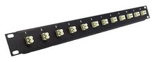 Ultra Spec Cables 12 Port LC Fiber Patch Panel Multimode Loaded 1u 19"