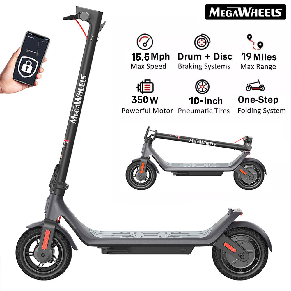 ADULT ELECTRIC SCOOTER 350W 10.2AH 30KM LONG RANGE  URBAN COMMUTER E SCOOTER