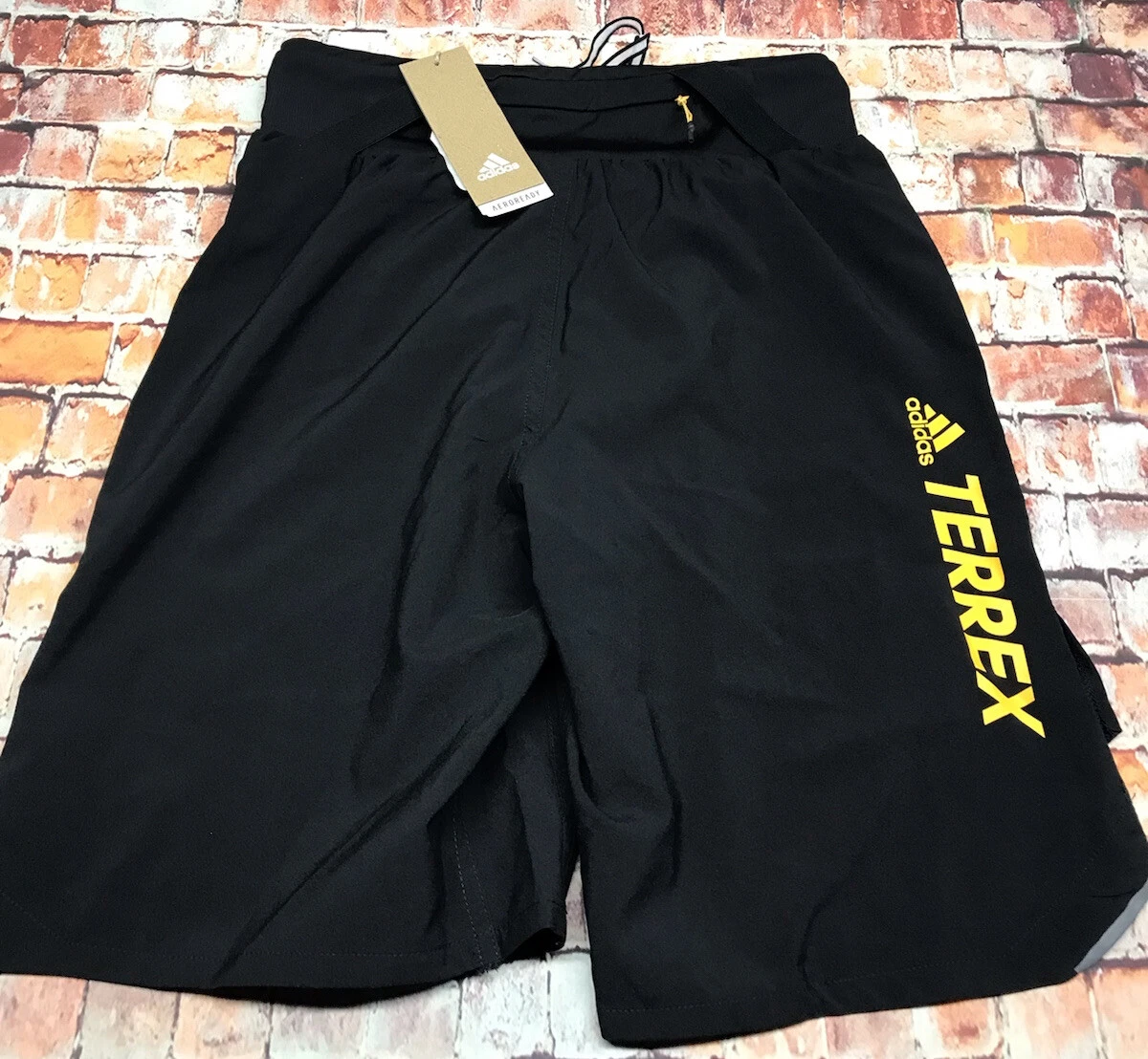 New Adidas Terrex Parley Trail Shorts Men&#039;s Small 9 $65.00 FT6873 Black | eBay