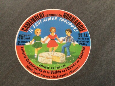 Camembert Cheese Label It Must Always Love
