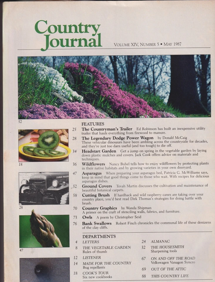 Country Journal май 1987 транспортные средства и оборудование для сельской жизни (журнал: Ho - Изображение 2 из 2