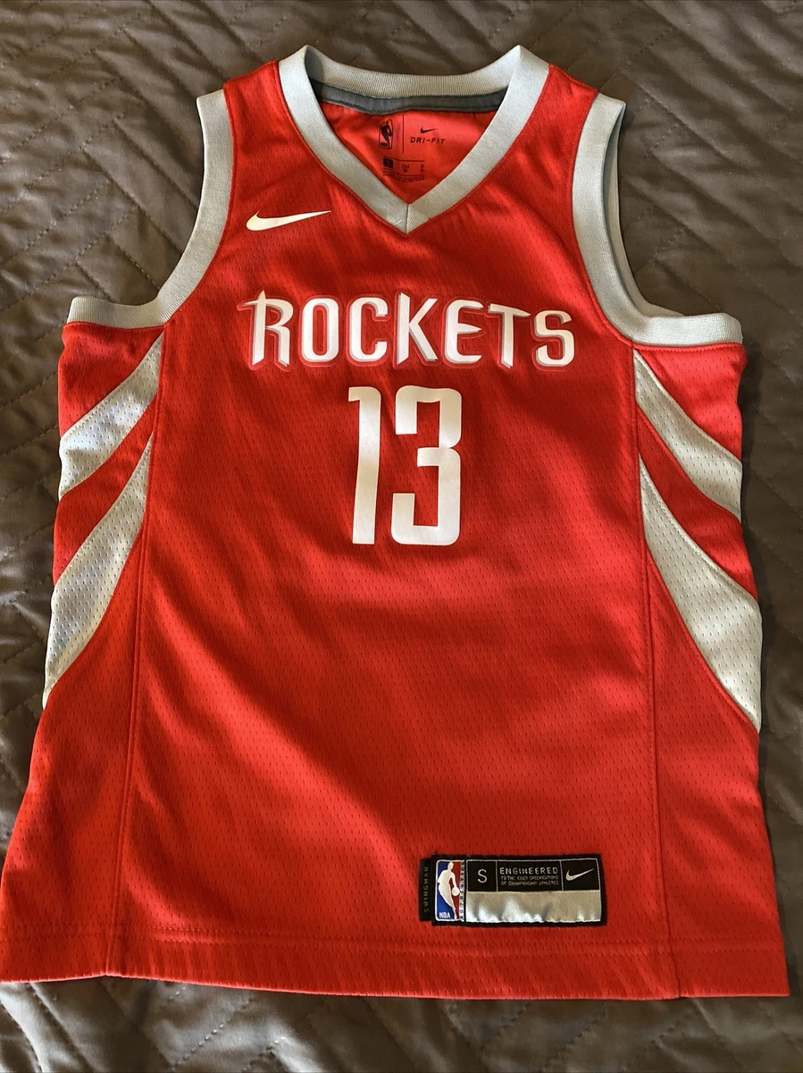 Houston Rockets Nike Custom Swingman Jersey - Icon Edition - Red