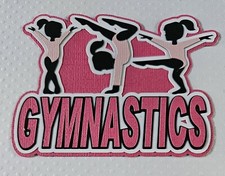 Gymnastics Title. Scrapbook, Card Making Paper Piecing