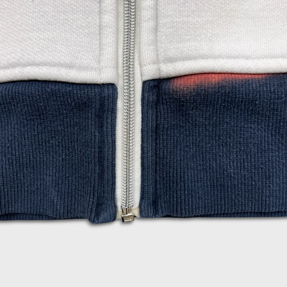 Moletom com capuz esportivo Lululemon feminino pequeno branco zíper completo - Imagem 4 de 4