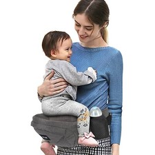 Baby Hip Carrier, Baby Carrier with Adjustable Waistband  Breathable Mesh,