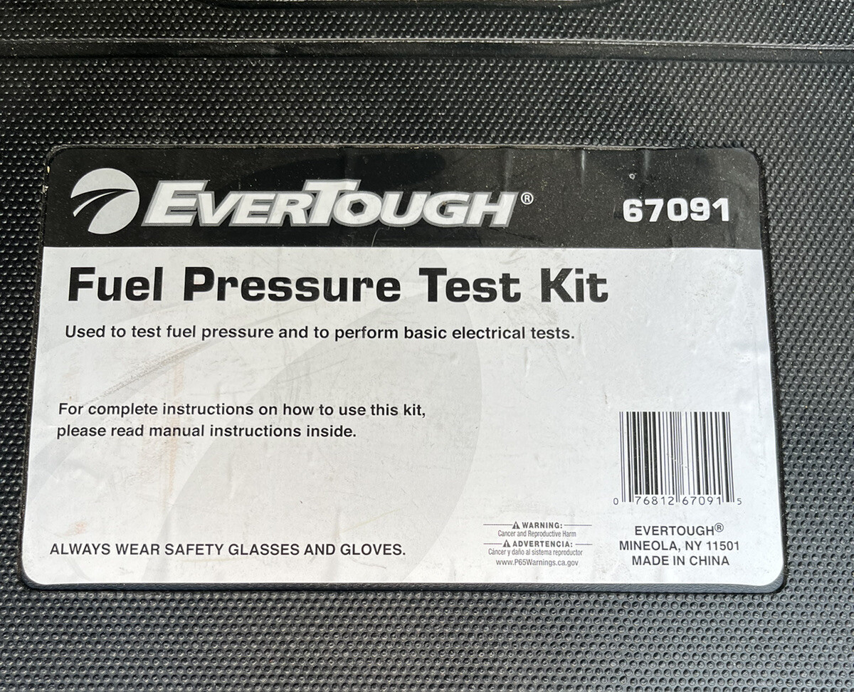 EverTough Fuel Pressure Test Kit 67091 for sale online eBay