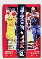 2021-22 Donruss Optic #8 Domantas Sabonis / Randle All-Stars Red Pulsar 503