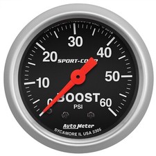 Autometer 3305 Sport-comp Mechanical Boost Gauge