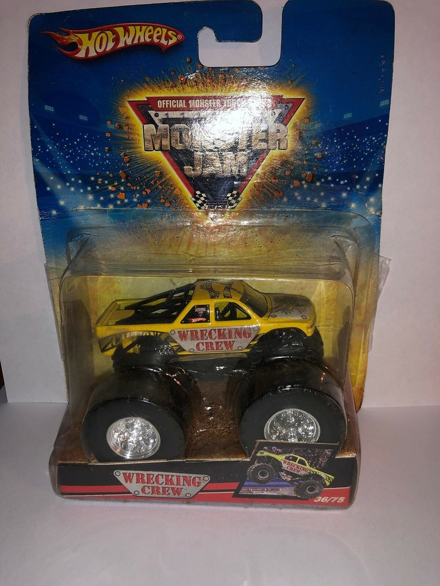 Hot Wheels 2008 1/64 MONSTER JAM WRECKING CREW MONSTER TRUCK 36/75