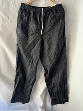 Vintage 90s Nike Black Tag Red Swoosh Full Zip Tear Away Windpants Track Pants