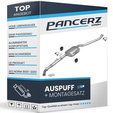 Mittelschalldämpfer für OPEL OMEGA B 2.2 Kombi Caravan Auspuff