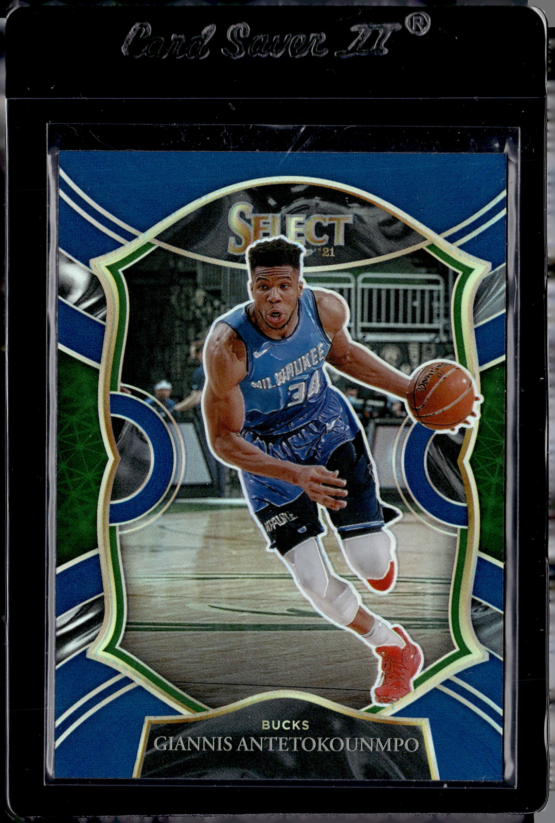 2020-21 Panini Select Giannis Antetokounmpo #54 Blue