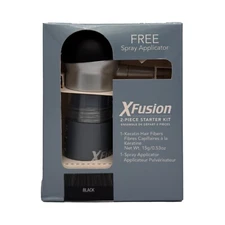 Xfusion Keratin Hair Fibers  With Spray Applicator 15G / 0.53 oz