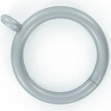 60 X Curtain Rod Rail Rings Grey Plastic Id 35mm Fits Poles Up To 30mm Onestop