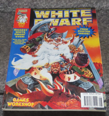 The White Dwarf Magazine Issue 200 Games Workshop Citadel Miniatures Some Insert