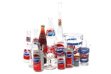 Lot of Vintage "PEPSI" Glassware (and more) - 14 Pieces Total (USED)