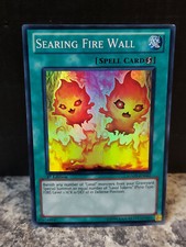Searing Fire Wall HA05-EN027 Yu-Gi-Oh! Foil Holo Super Rare Nice! 1st Edition