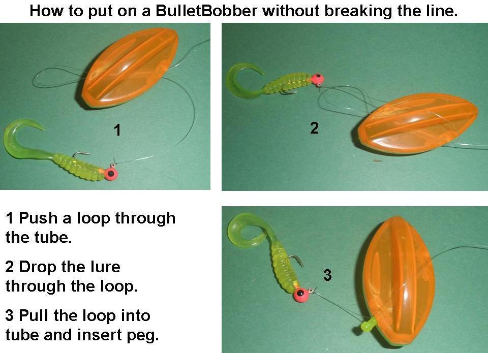 Galleggiante Sterzante Steer It Fishing A Proiettile 2 Bullet Bobber Per Crappie E Jigging
