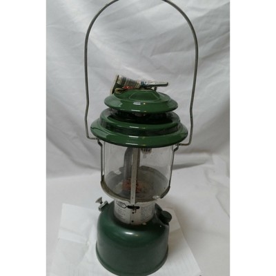 Vintage Coleman Fuel Green Coleman Camp Lantern Double Mantle 220K